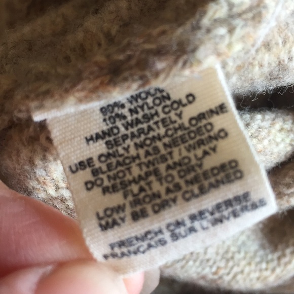 Moth cardigan tan button up sweater size xsmall ruffle detail - Picture 7 of 9